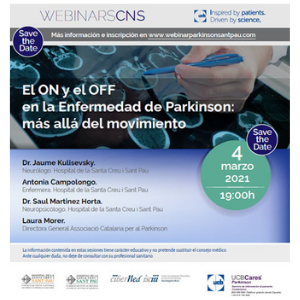 Sessió informativa per a pacients amb malaltia de Parkinson fluctuant