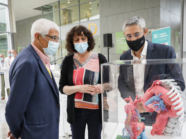 L’Hospital de Sant Pau i HP inauguren l’exposició: 3D Innovació en Medicina