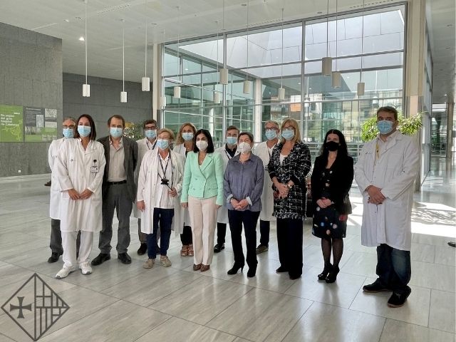 La ministra de Sanitat visita les instal·lacions del Pla INVEAT de l’Hospital de Sant Pau