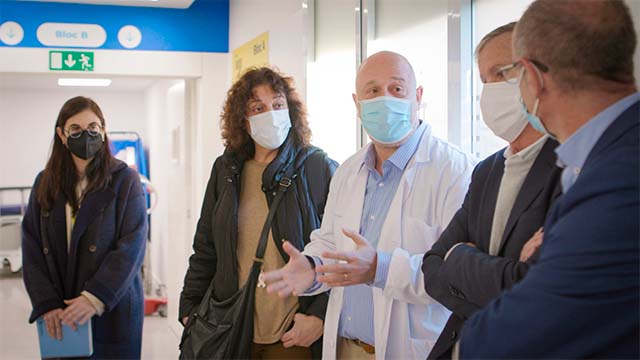 L’Hospital Dos de Maig de Barcelona inaugura una nova planta d’hospitalització d’aguts amb 29 llits gestionada conjuntament amb Sant Pau