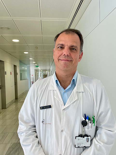 El Dr. Lleó, director del Servei de Neurologia