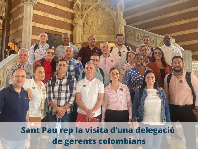Sant Pau rep la visita d’una delegació de gerents colombians