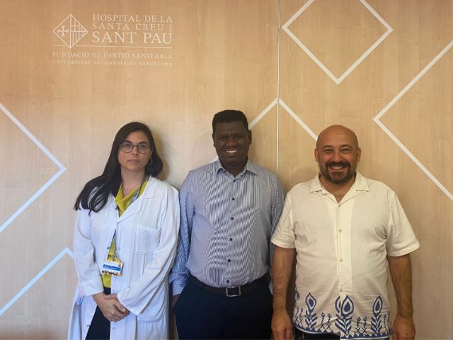 El director de l’Hospital Universitari de Gondar (Etiòpia) visita Sant Pau