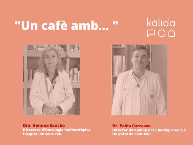 Un cafè amb la Dra. Gemma Sancho i el Dr. Pablo Carrasco
