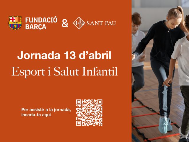 L’Hospital de Sant Pau i la Fundació FC Barcelona s’uneixen per promoure l’esport entre els infants