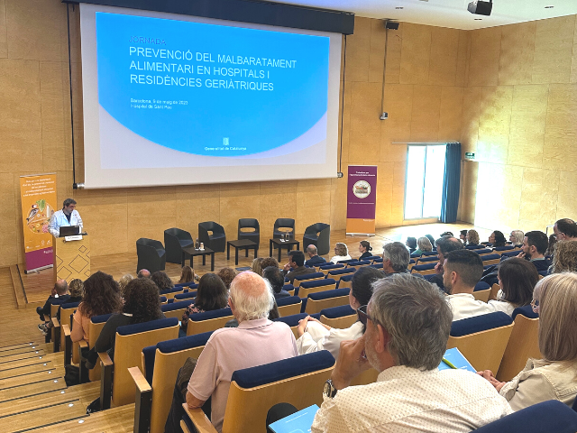 Sant Pau acull la presentació de la Guia per a la Prevenció del Malbaratament Alimentari en Hospitals i Residències de la Generalitat de Catalunya