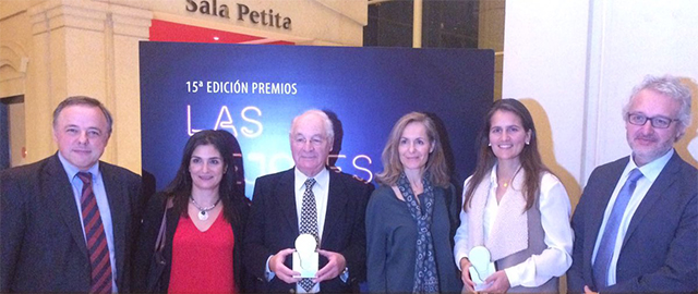 El Dr. Rafael Padrós ha rebut un dels premis de Diario Médico