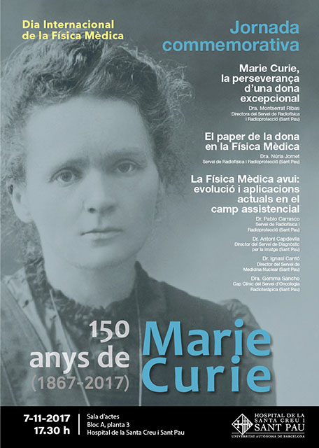 Marie Curie, el paper de la dona en la Física Mèdica i les seves aplicacions actuals