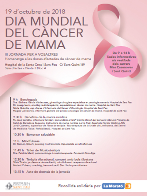 Activitats del Dia Mundial del Càncer de Mama