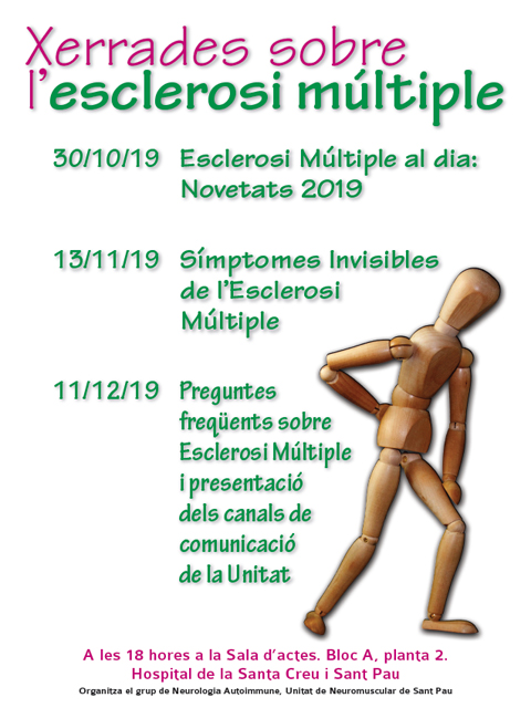 Xerrades sobre l’esclerosi múltiple