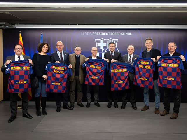 Sant Pau participa en la trobada dels hospitals pediàtrics de referència de la Fundació Barça