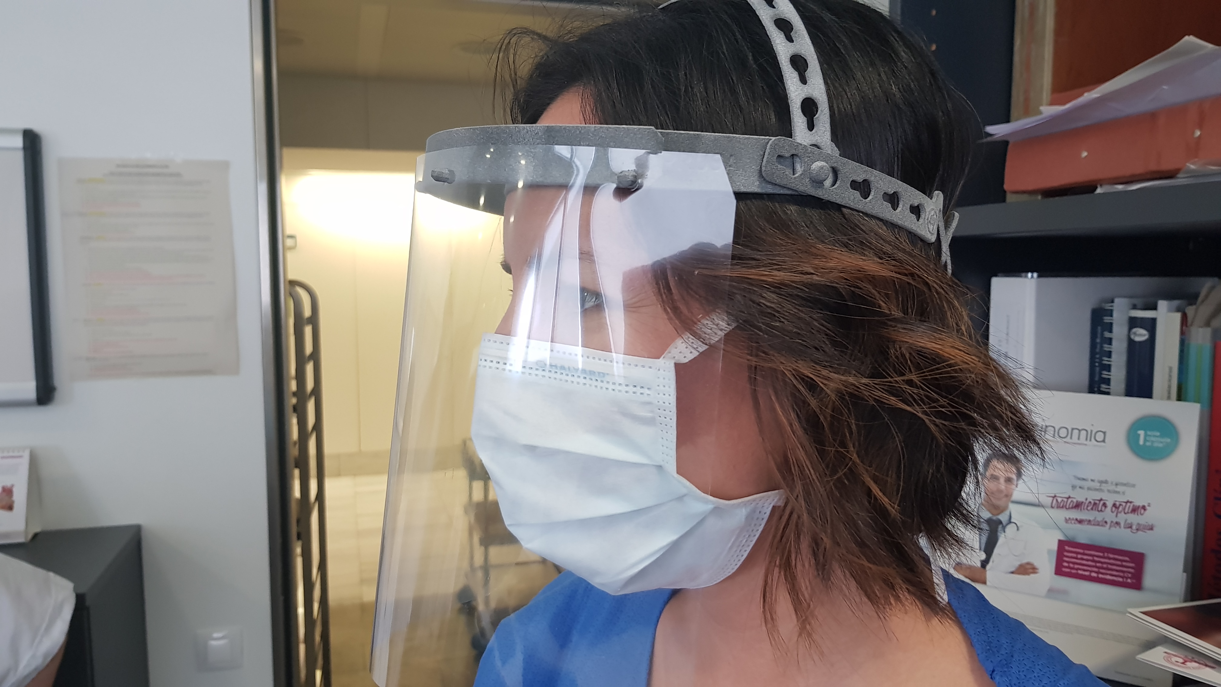 Sant Pau i HP creen una mascareta de protecció facial impresa en 3D