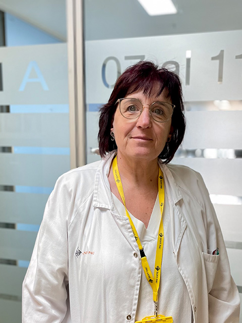 La Dra. Arantxa Mas, directora del Servei de Medicina Intensiva de Sant Pau