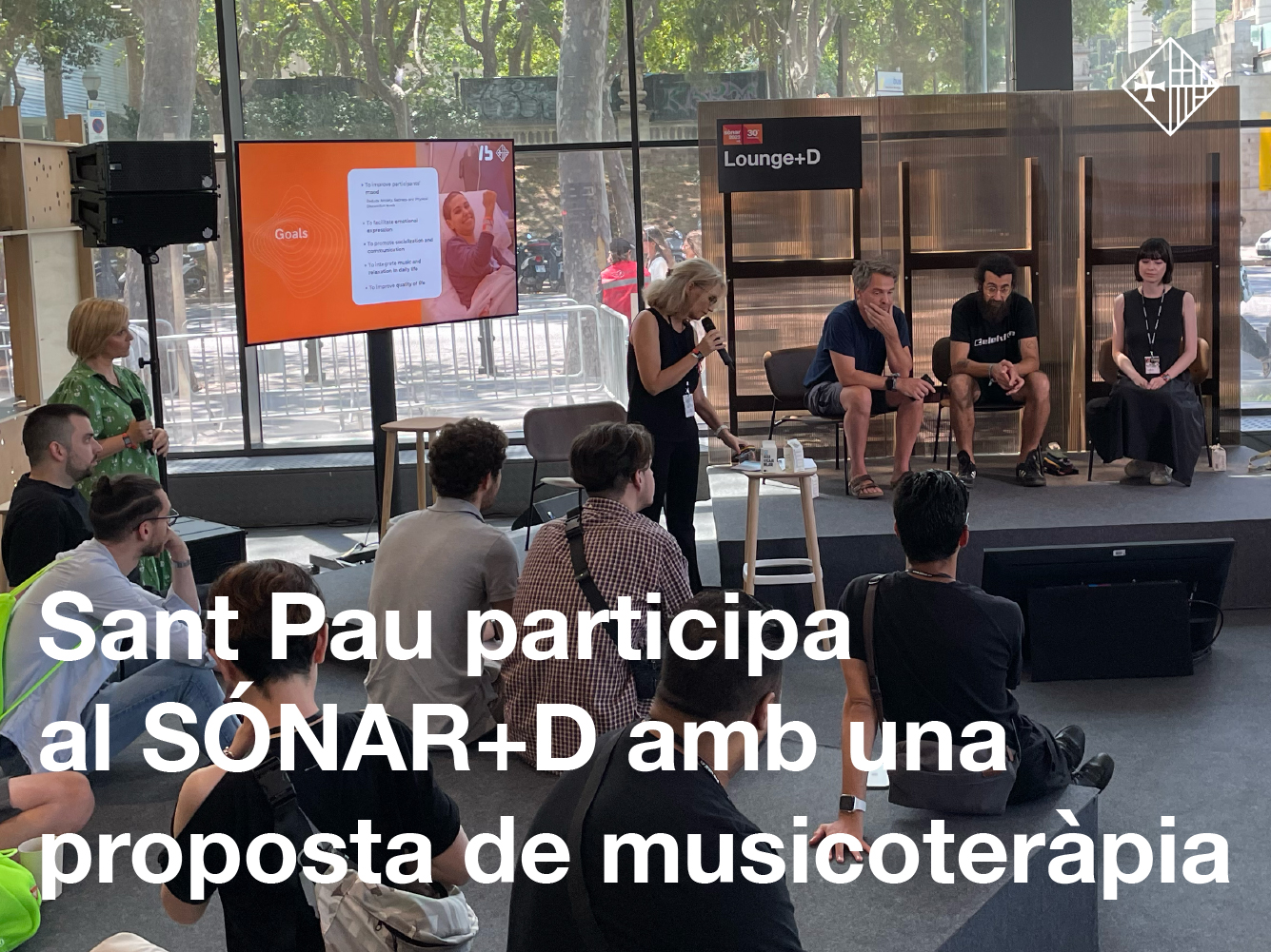 Sant Pau participa a SÓNAR+D amb una proposta de musicoteràpia