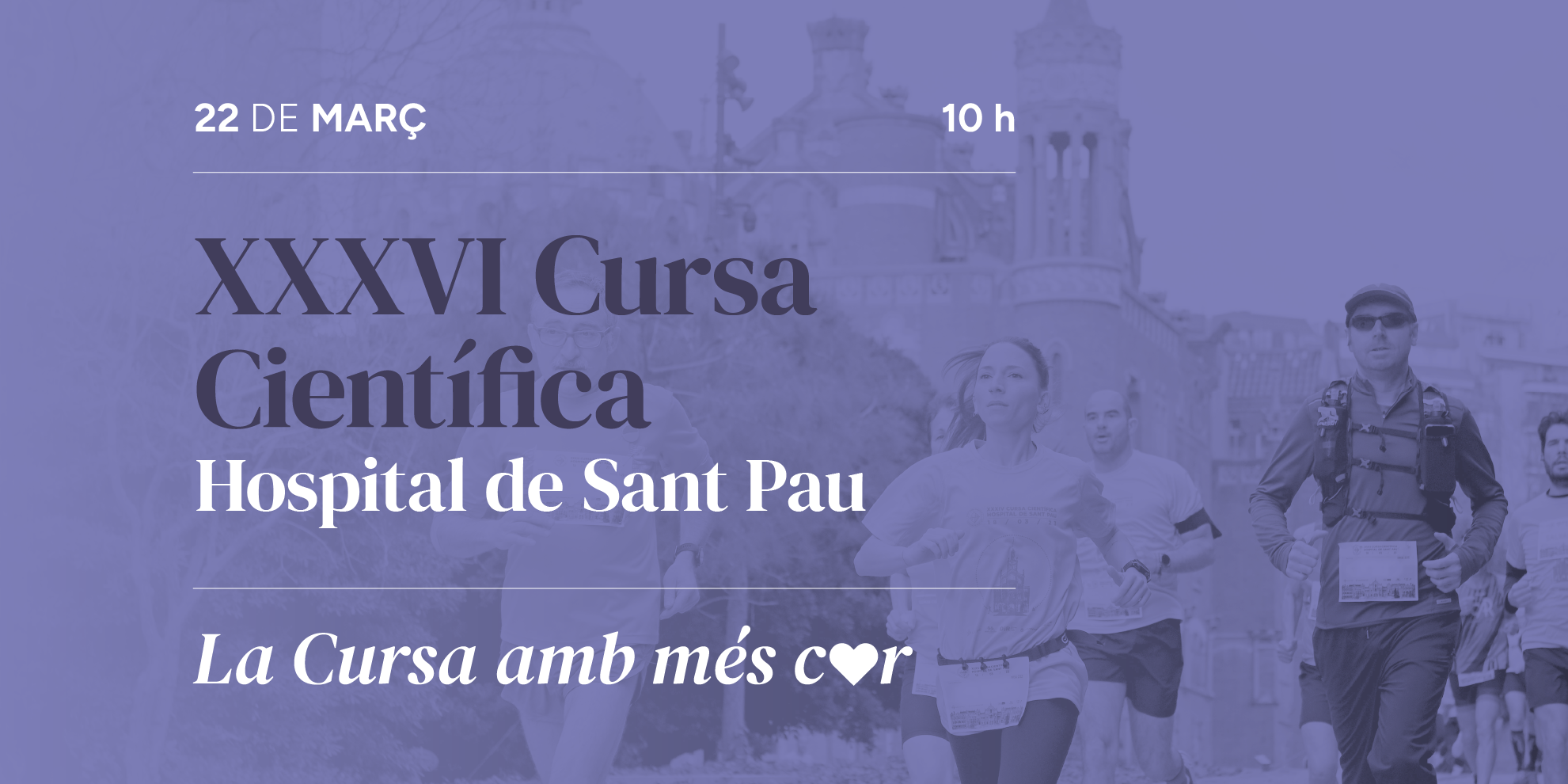 Ja és aquí la 36a Cursa Científica de l’Hospital de Sant Pau