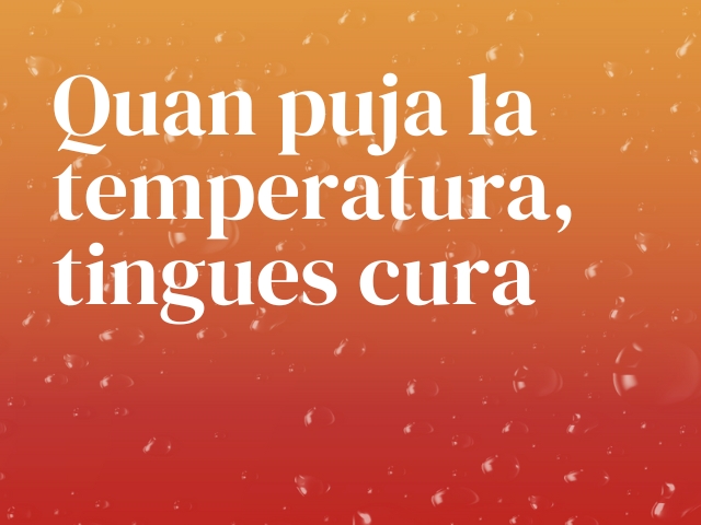 Sant Pau, l’únic hospital activat com a refugi climàtic amb la campanya “Quan puja la temperatura, tingues cura”